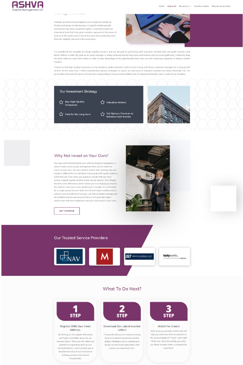 Hosting Company Layout Preview